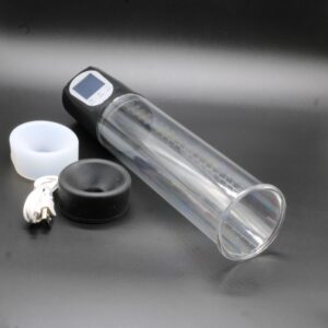 tube connected with electronic pump and accessories used for treatment of ed